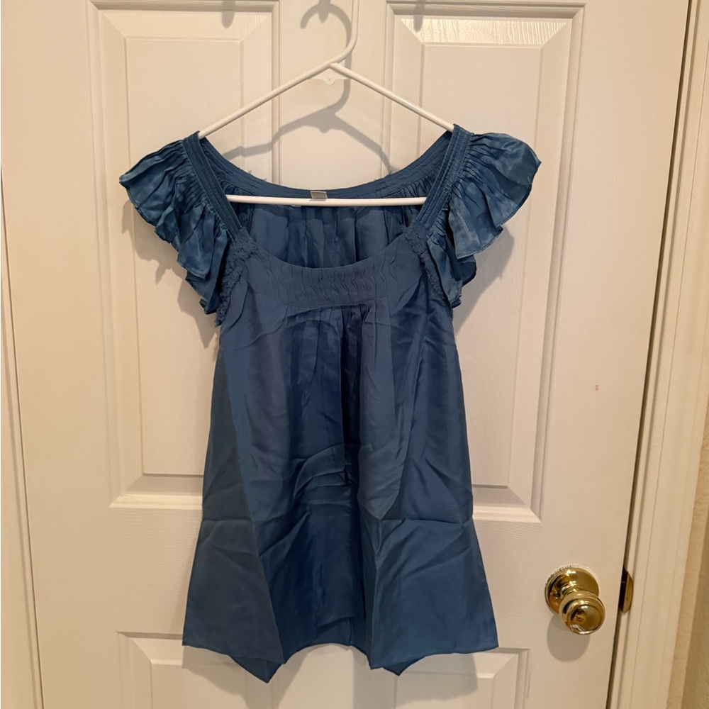 Banana Republic Sky Blue Top